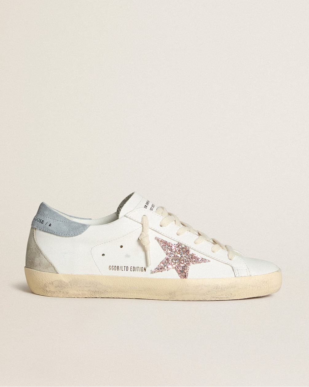 Super-Star Paillettes et Daim — sneakers iCloth