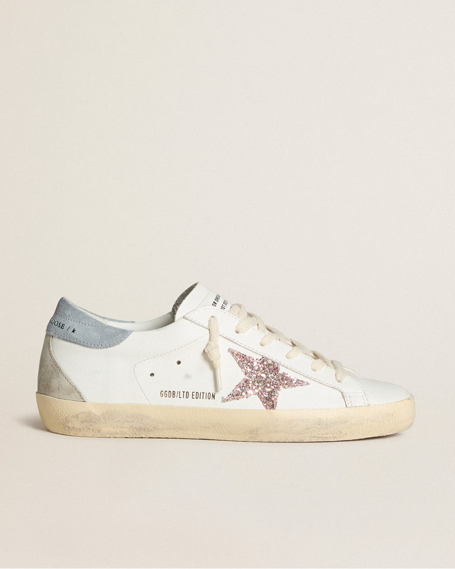 Super-Star Paillettes et Daim — sneakers iCloth