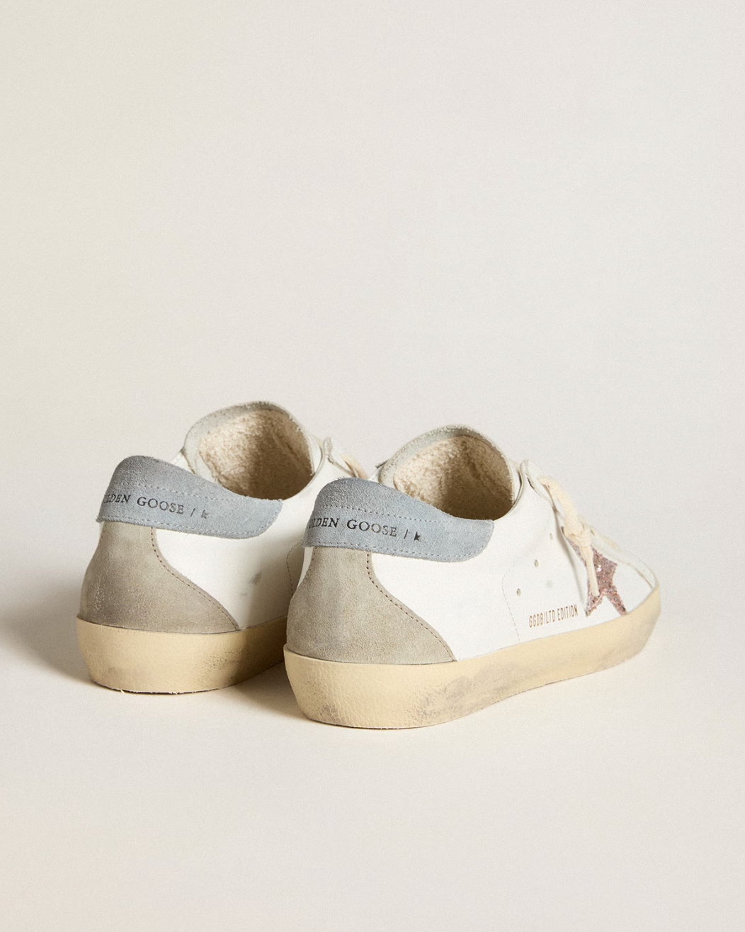 Super-Star Paillettes et Daim — sneakers iCloth, vue 4