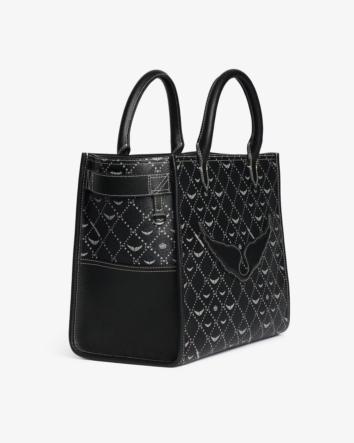 Sac Angel Noir Grand Format — sac iCloth, vue 3