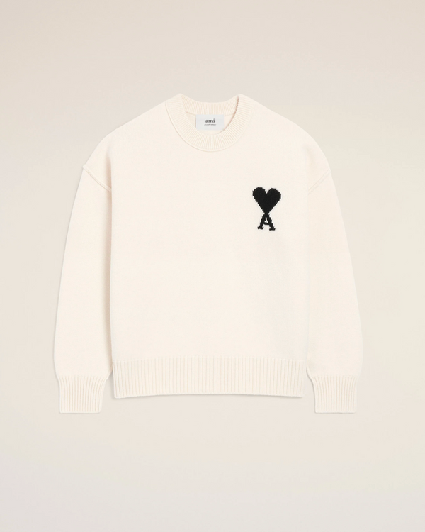 Pull Blanc Col Rond AMI Modèle 2 — pull iCloth, vue 2