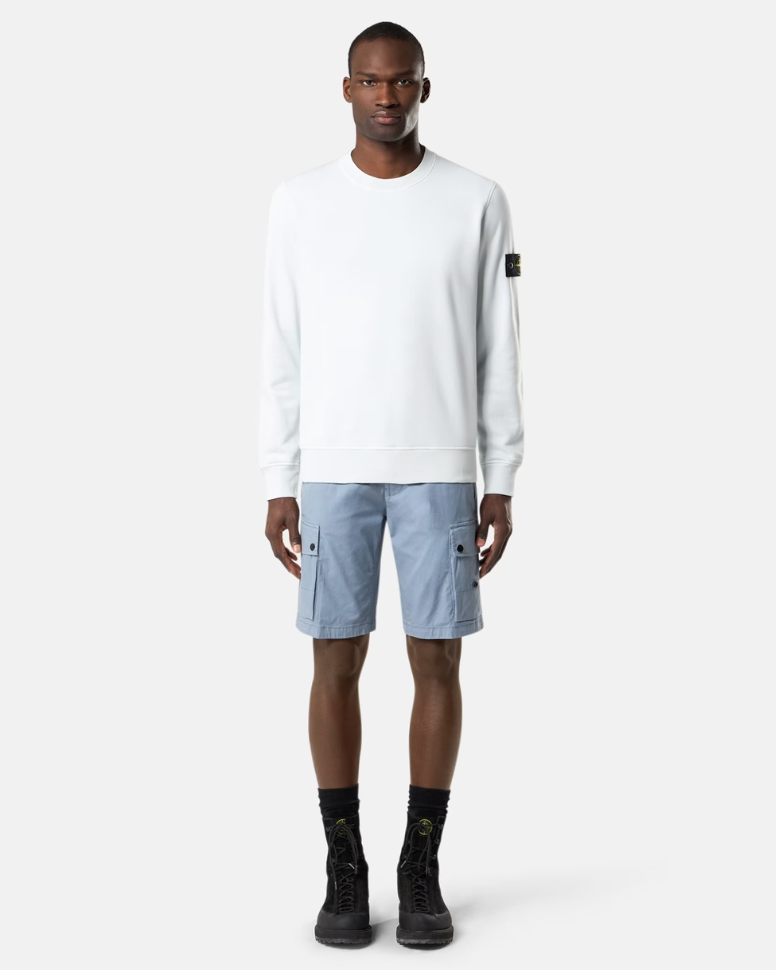 Pull Bleu Ciel Coton Stone — pull iCloth, vue 2