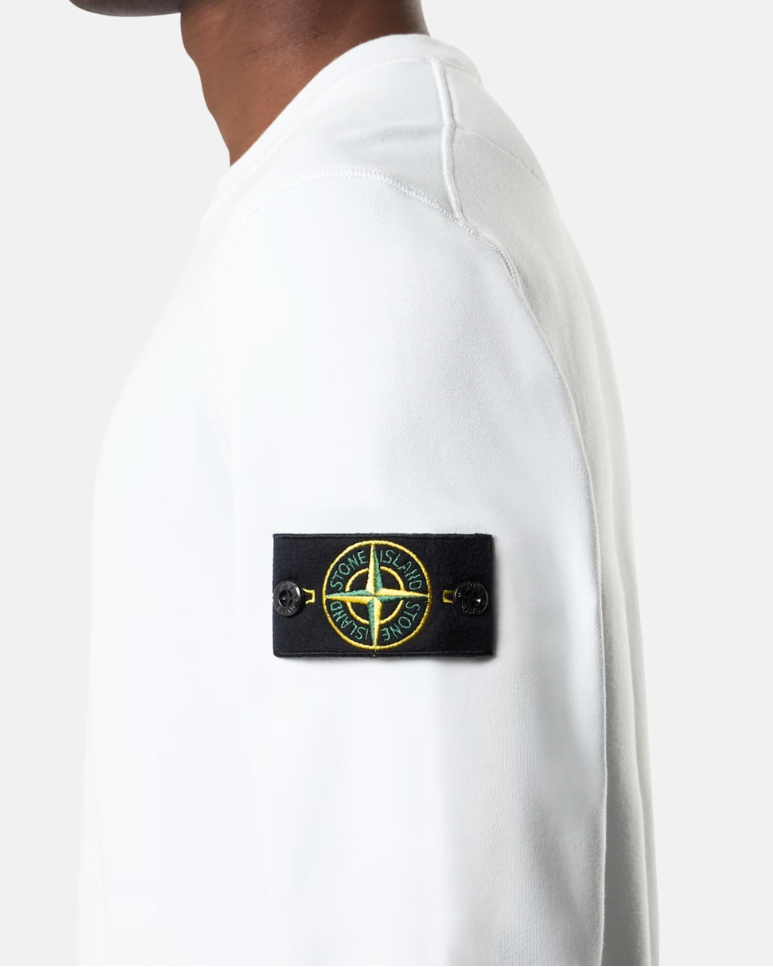 Pull Bleu Ciel Coton Stone — pull iCloth, vue 3