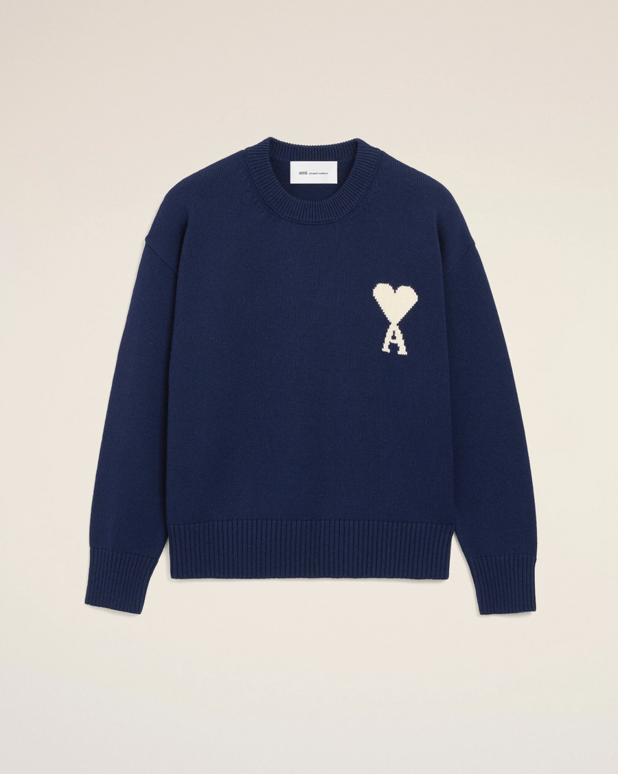 Pull Bleu Col Rond AMI — pull iCloth