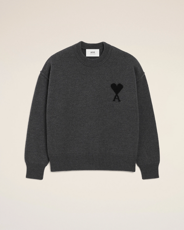 Pull Gris Col Rond AMI Modèle 1 — pull iCloth