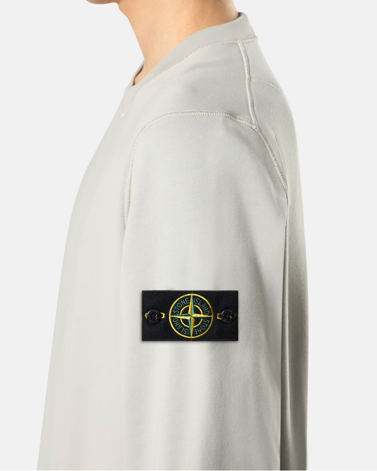 Pull Coton Gris Stone — pull iCloth, vue 3