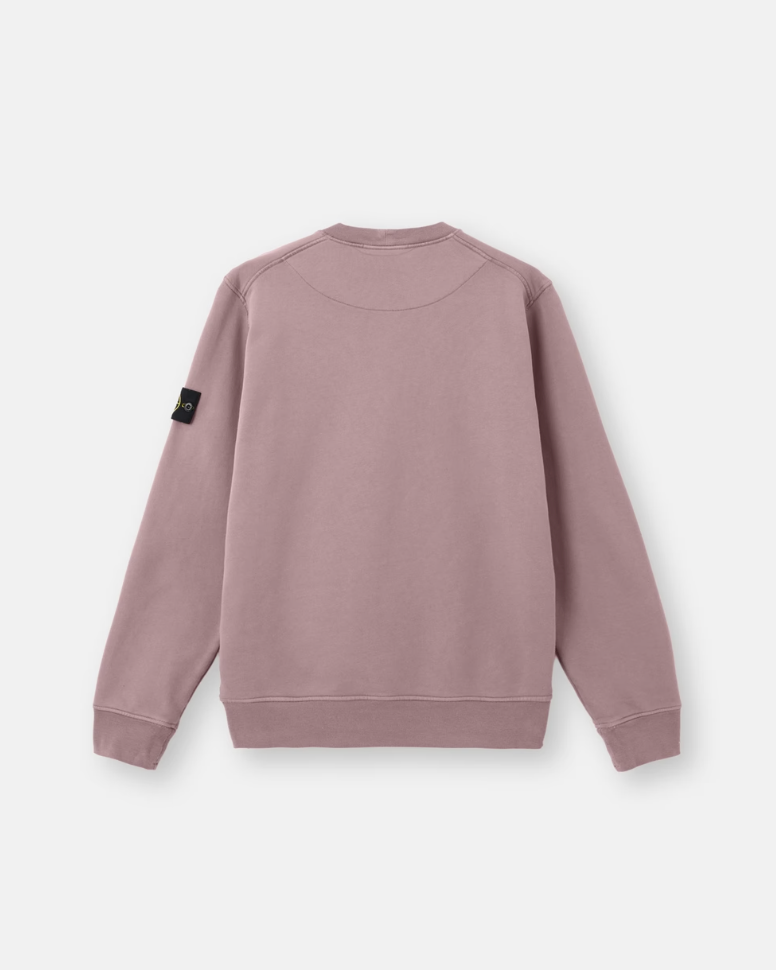 Pull Gris Violine Coton Stone — pull iCloth, vue 5