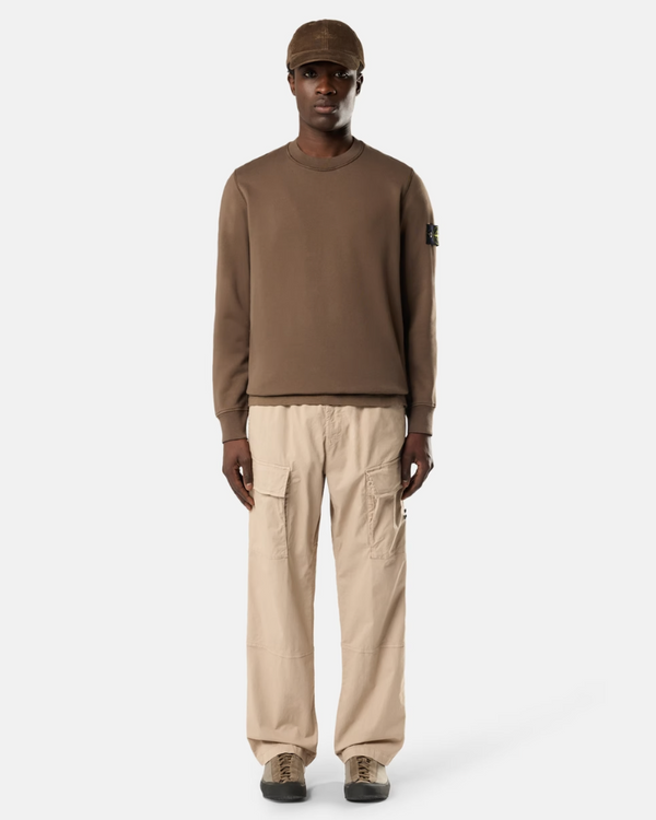 Pull Marron Coton Stone — pull iCloth, vue 2