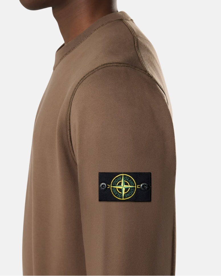 Pull Marron Coton Stone — pull iCloth, vue 3