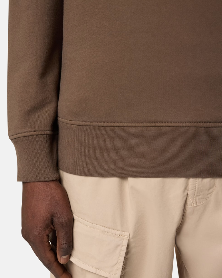 Pull Marron Coton Stone — pull iCloth, vue 4