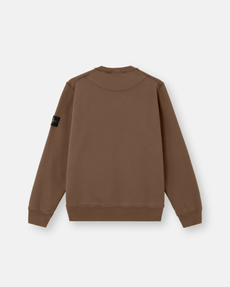 Pull Marron Coton Stone — pull iCloth, vue 5