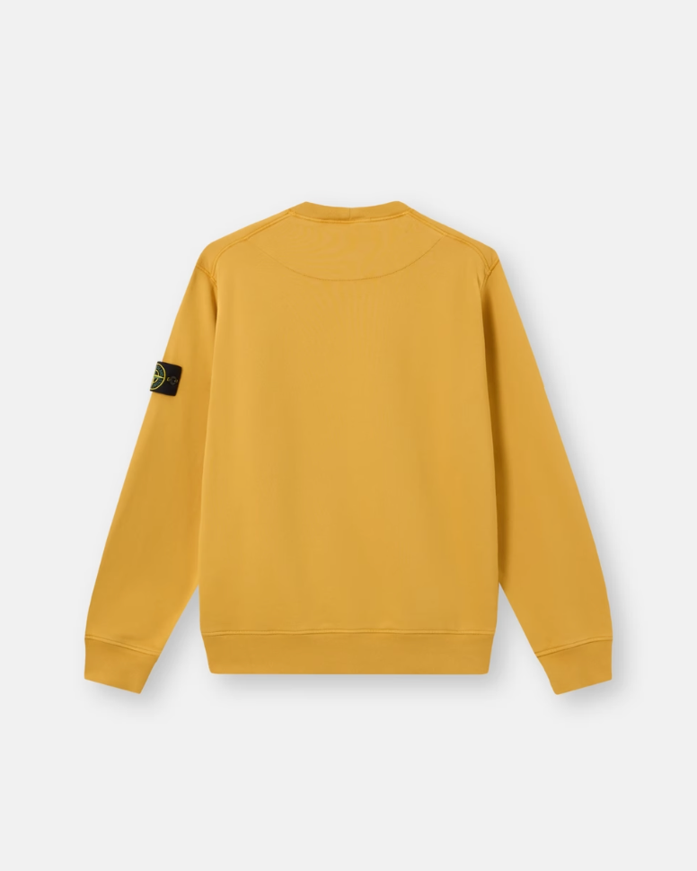 Pull Coton Moutarde Stone — pull iCloth, vue 5