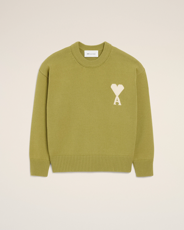 Pull Vert Col Rond AMI — pull iCloth