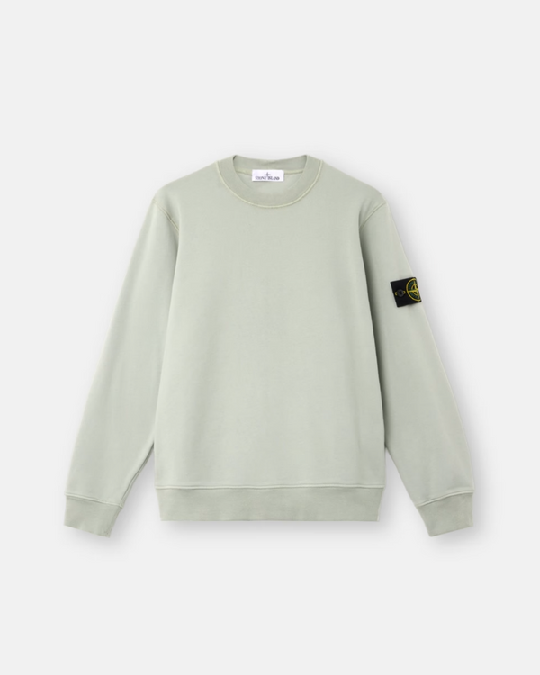 Pull Vert Sauge Coton Stone — pull iCloth