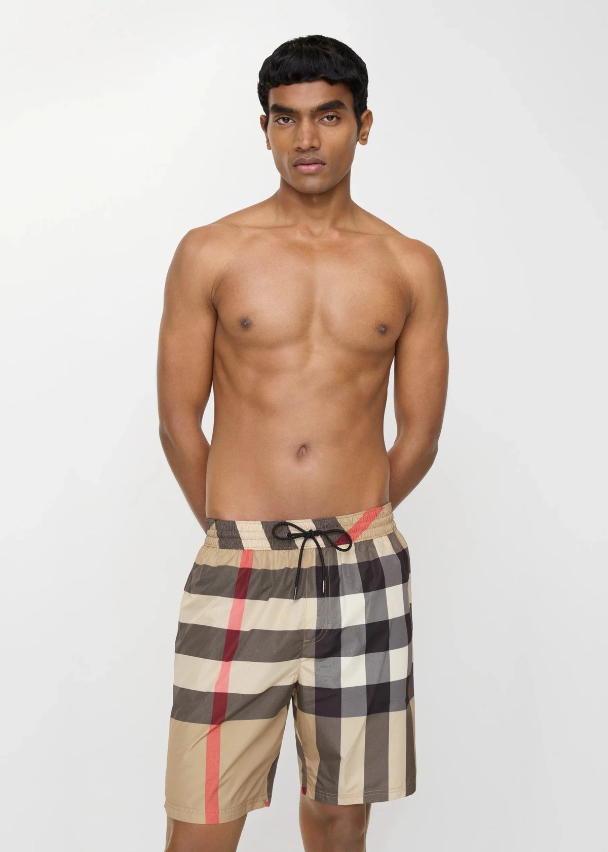 Short de Bain Beige — short iCloth, vue 3