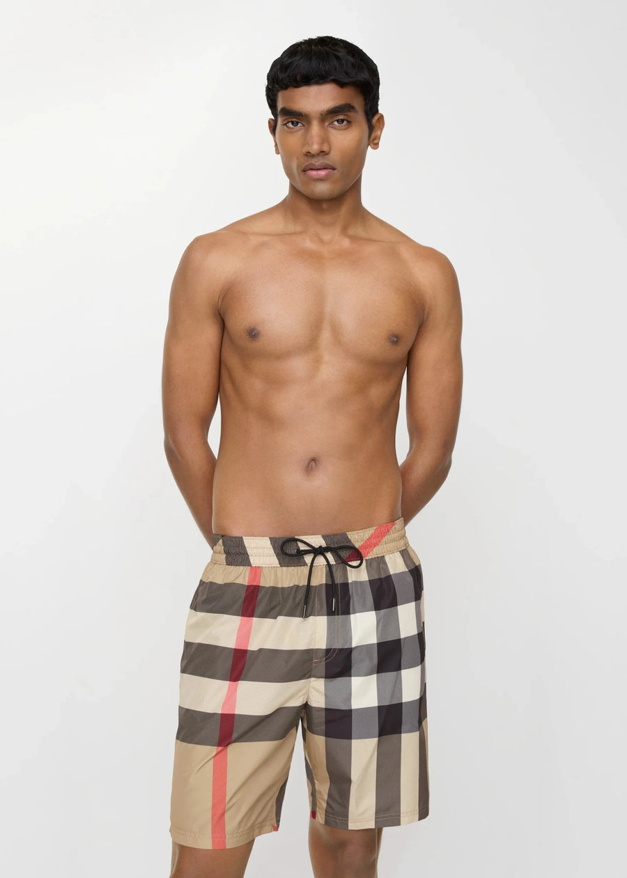 Short de Bain Beige — short iCloth, vue 3