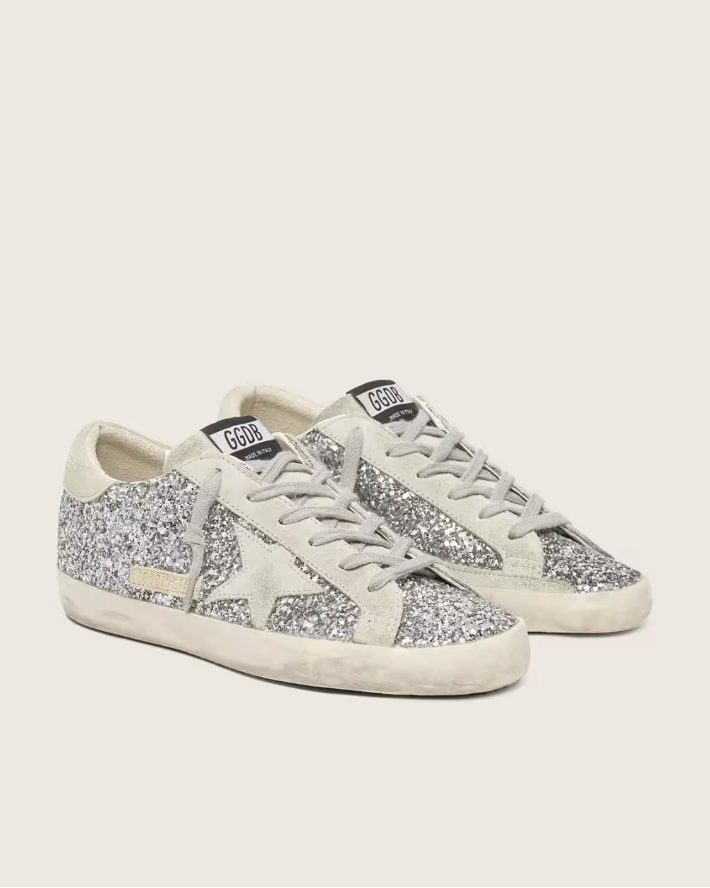 Super-Star À Paillettes Argentées — sneakers iCloth, vue 2