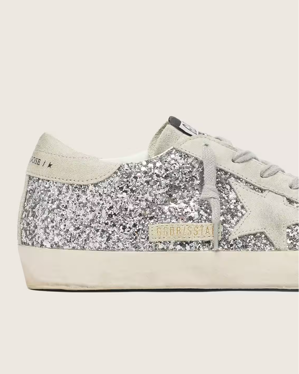 Super-Star À Paillettes Argentées — sneakers iCloth, vue 4
