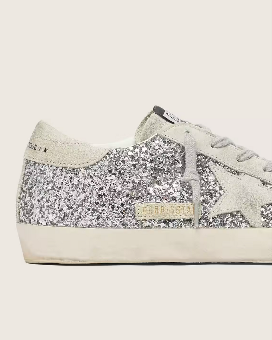 Super-Star À Paillettes Argentées — sneakers iCloth, vue 4
