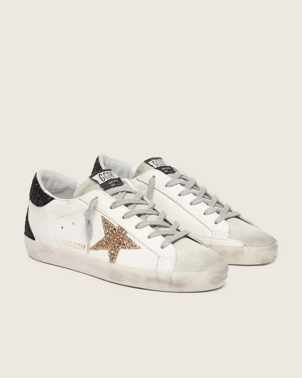 Super-Star Paillettes Dorées & Noires — sneakers iCloth, vue 2