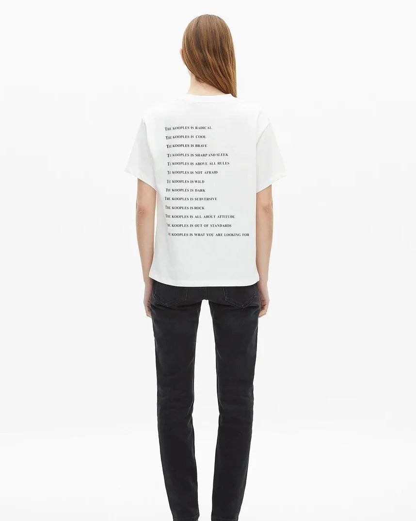 T-shirt What Is Blanc Édition 2 — t-shirt iCloth, vue 4