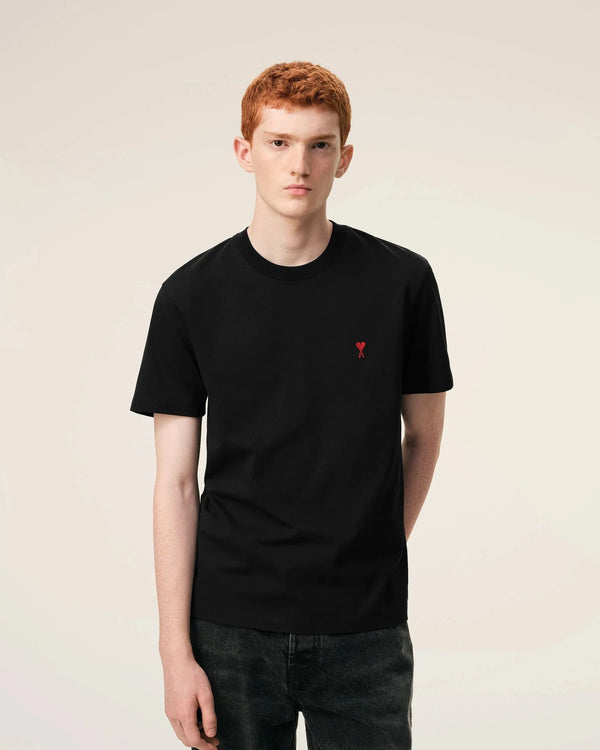 T-shirt AMI Noir — t-shirt iCloth, vue 2