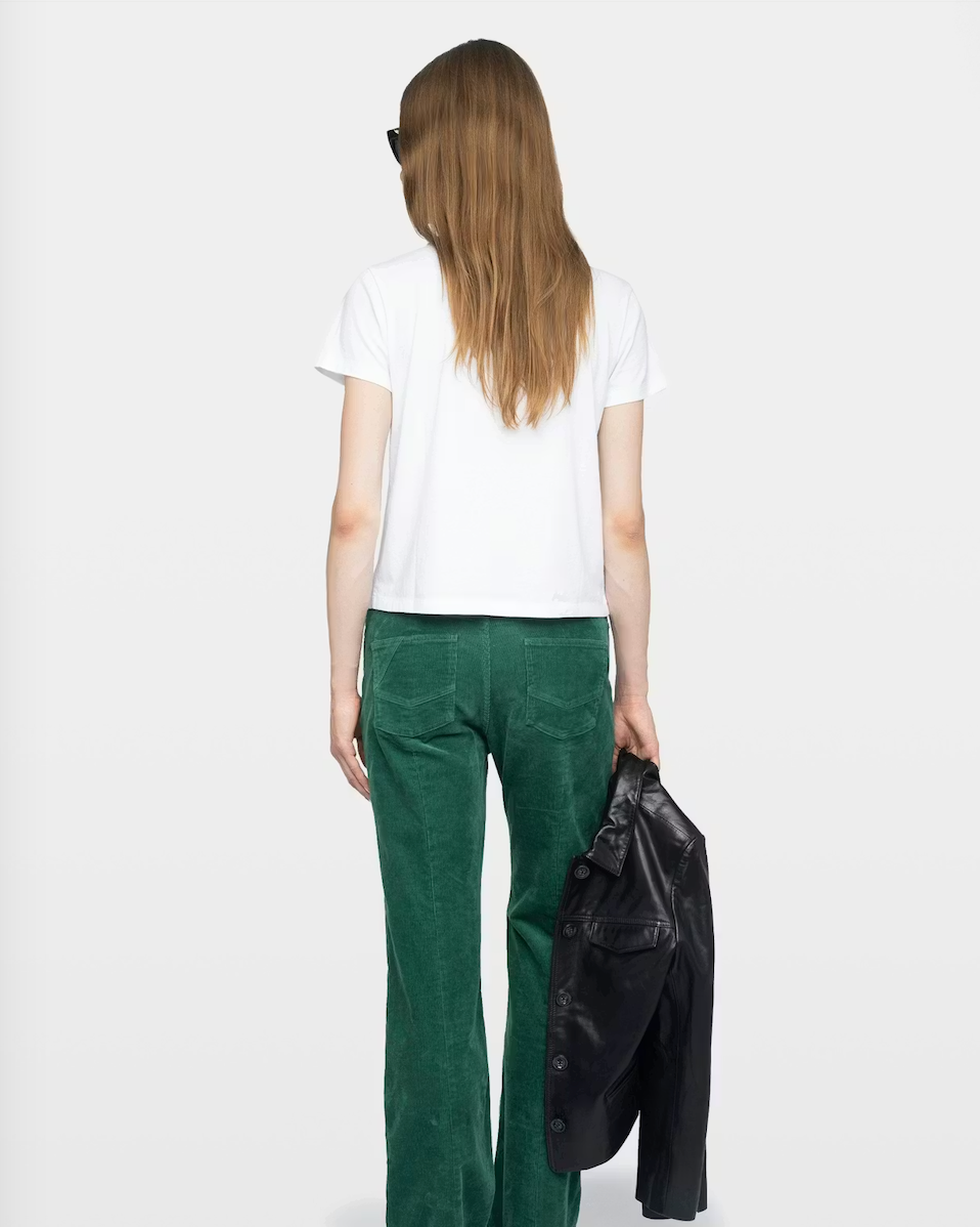 T-shirt Alys Blanc — t-shirt iCloth, vue 3